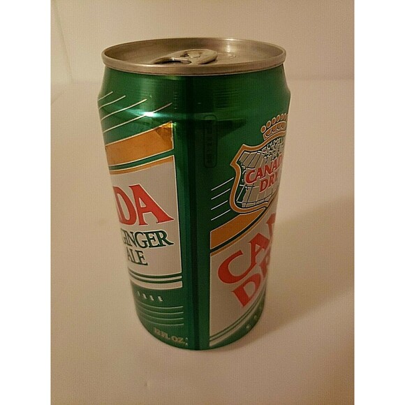 Canada Dry Ginger Ale Can "Empty Fill" Sealed Vintage Collectible No Holes 12 oz - Picture 4 of 12